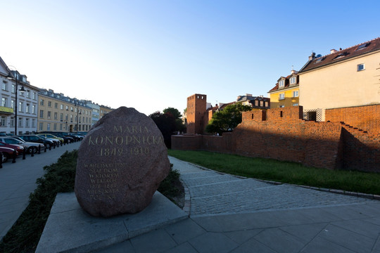 华沙波兰老城景观