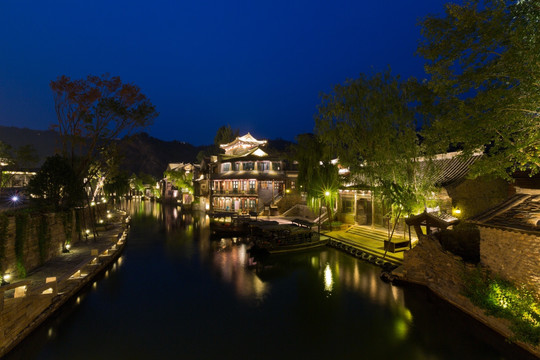 北京古北水镇夜景