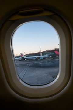 飞机舷窗景观