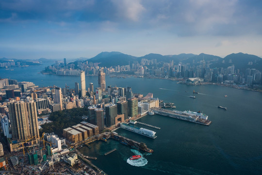 高视角看香港城市景观