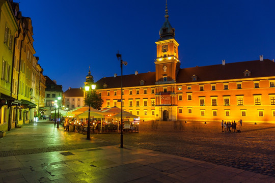 华沙皇家城堡广场