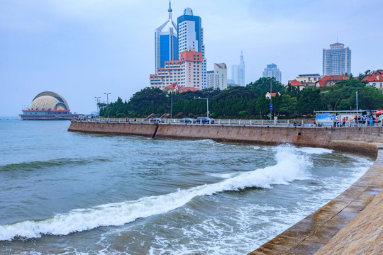 山东青岛海滨浴场