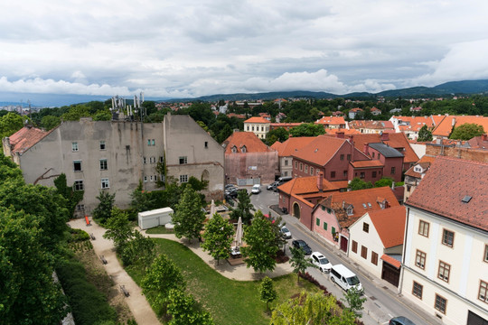 萨格勒布克罗地亚城市景观