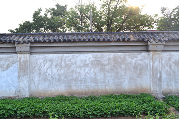 青瓦墙