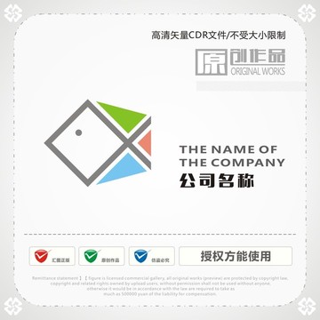 点线面 鱼logo