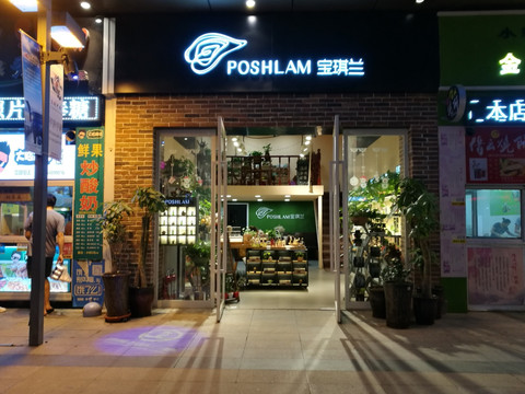 鲜花店 鲜花 盆景店 花店外观