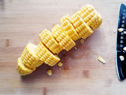 切段的玉米