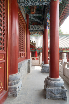 庙宇回廊