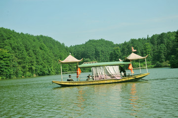 綦江丁山湖 划船