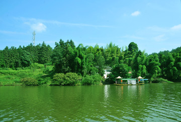 綦江丁山湖 花果岛 湖