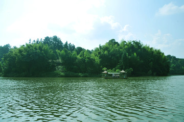 丁山湖 湖 游船