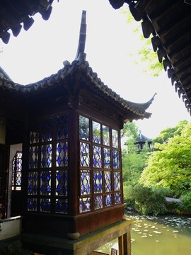 中式建筑 亭台