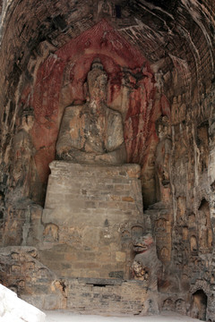 洛阳龙门石窟佛像