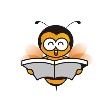 蜜蜂学习吉祥物LOGO