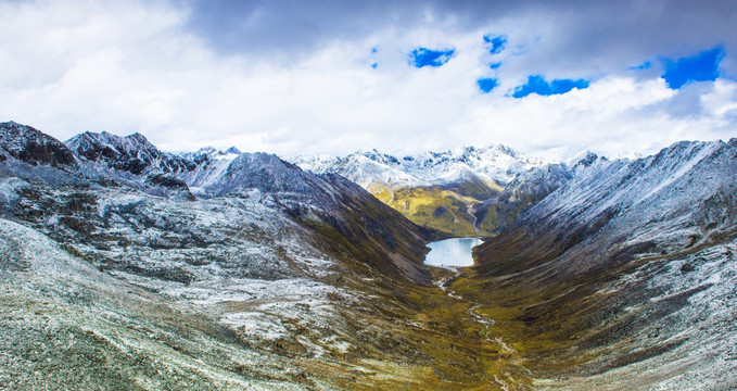 西藏风光 冰川冰山 山峦