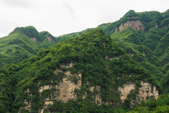 大山 山崖