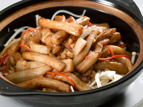 鱼香茄子煲