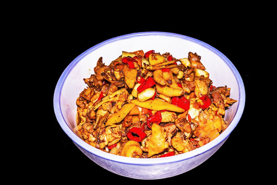 小炒鸡肉