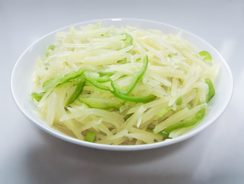 素食菜品 青椒土豆丝