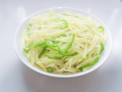 素食菜系 青椒土豆丝