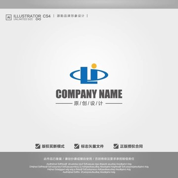 LJ字母标志