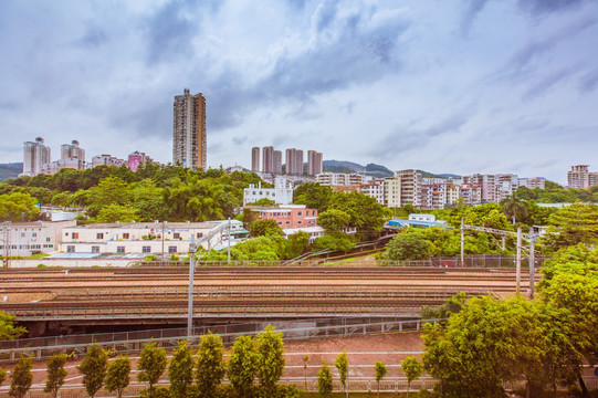 城市铁路路轨