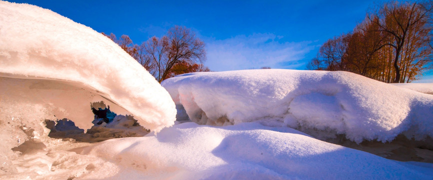 兴安春雪