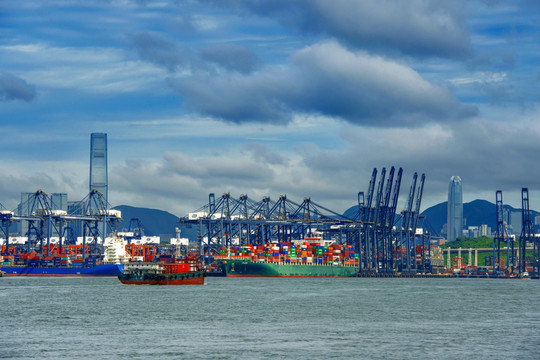 香港 港口 货柜码头