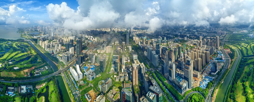 深圳南山区全景 科技园 大图