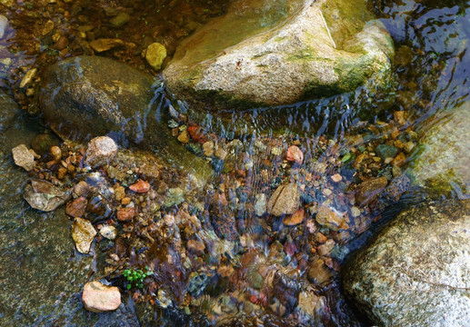 流水 沙砾