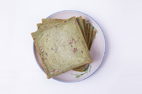 杂粮绿豆面包片