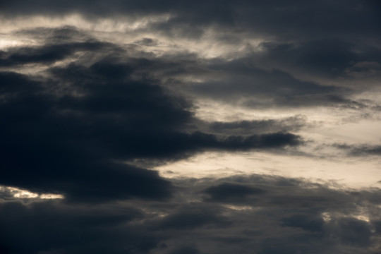 夕阳 云彩 红霞 天空