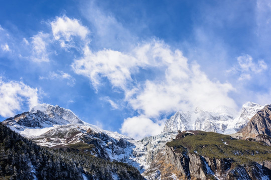 雪山景色