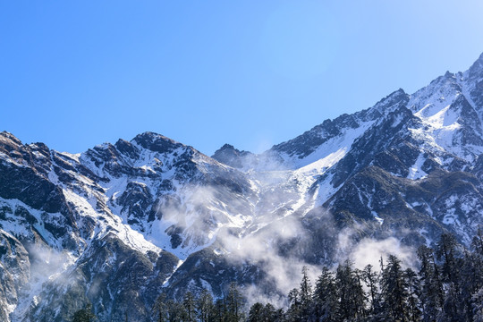 海螺沟山景