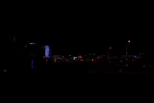 夜晚城市，深夜的城市