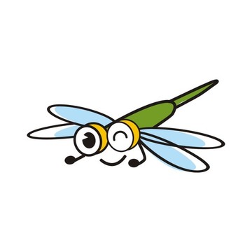 可爱小蜻蜓吉祥物