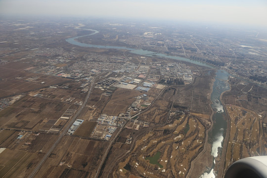 航拍北京郊区