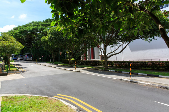 新加坡 马路路口