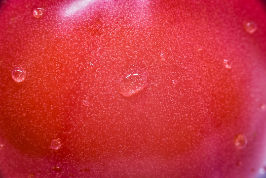 西红柿上的水珠