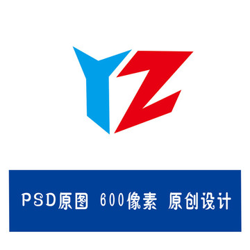 YZ字母logo设计