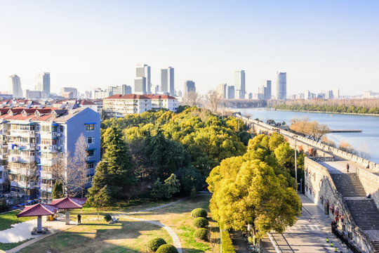 玄武湖冬季景观