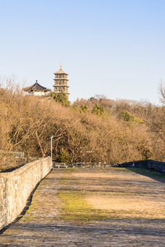 明城墙和三藏塔