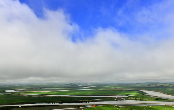 黄河九曲第一湾全景