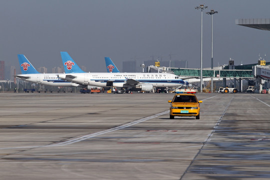 沈阳机场 停机坪