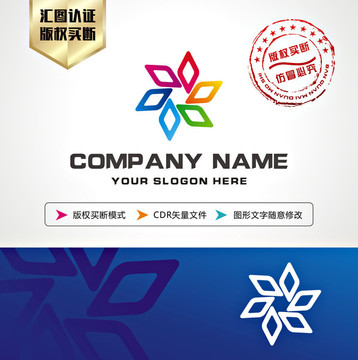 彩色 LOGO设计 标志设计