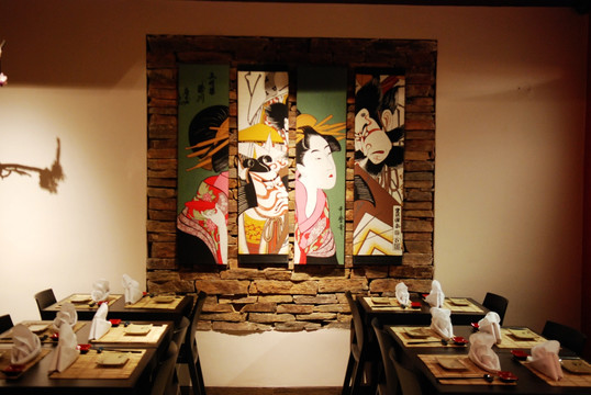 日式铁板烧餐厅装修设计