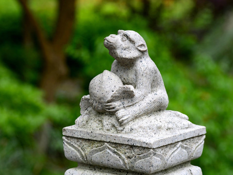石雕 十二生肖 猴