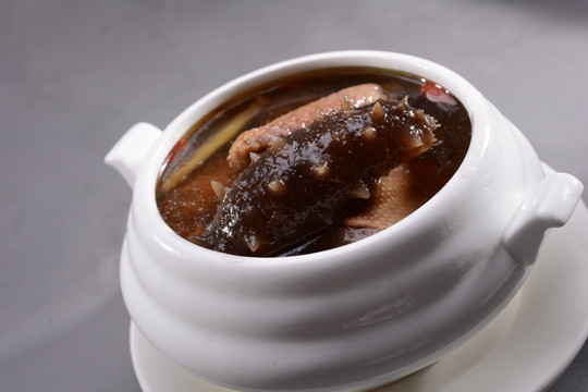 鸡炖辽参