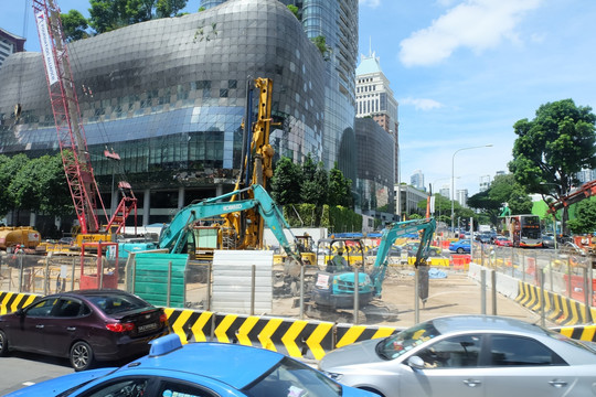 新加坡 道路施工