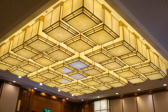 会议厅 室内设计 顶灯设计